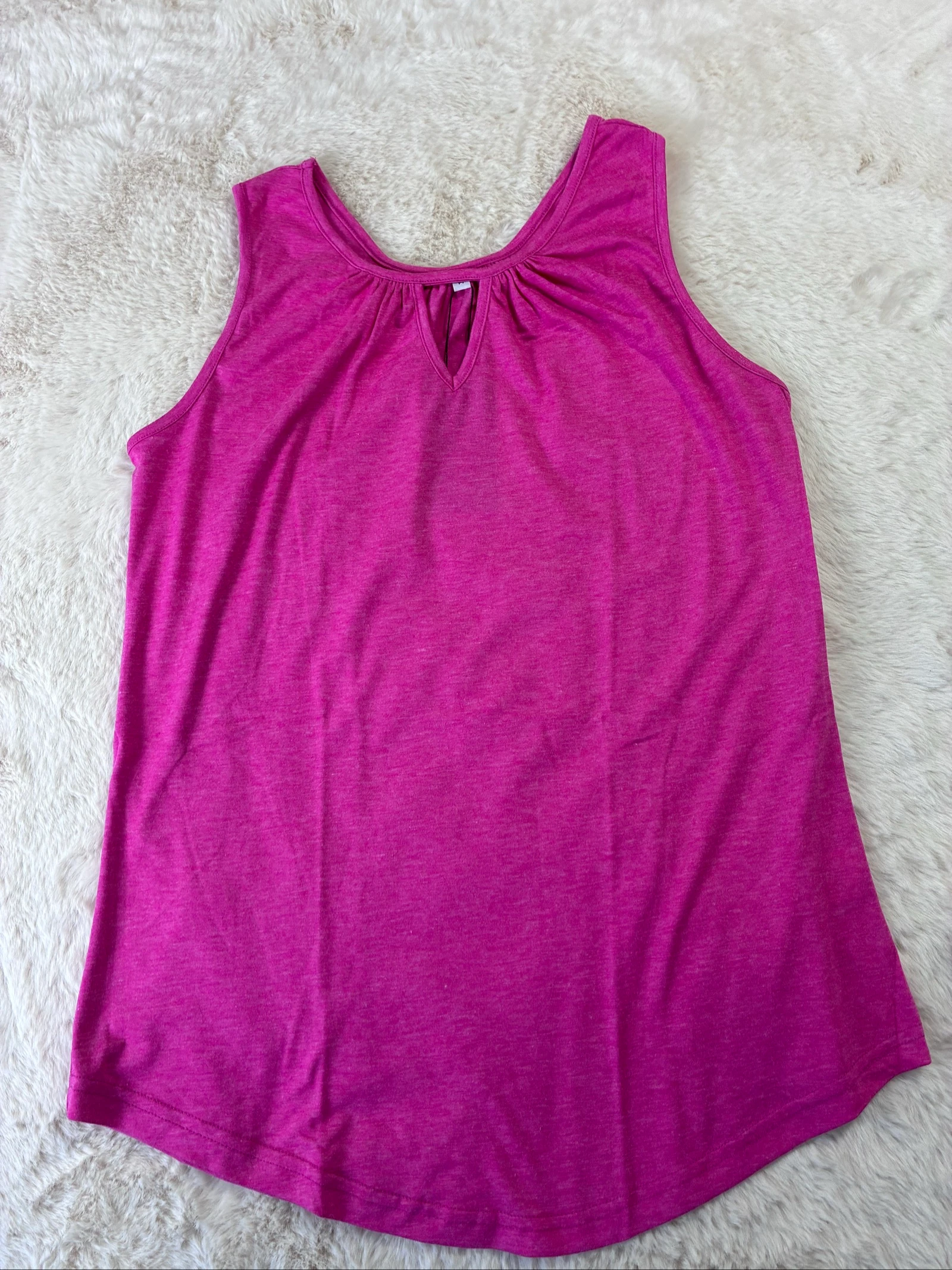 Roze Framboos / Fuchsia tanktop – Elegant & Comfortabel M – photo 7